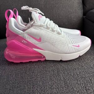 Nike Women's Sneakers - White and Pink